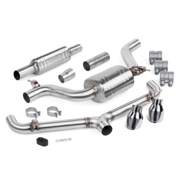 GTI TCR CAT-BACK KIT WITH RESONATOR