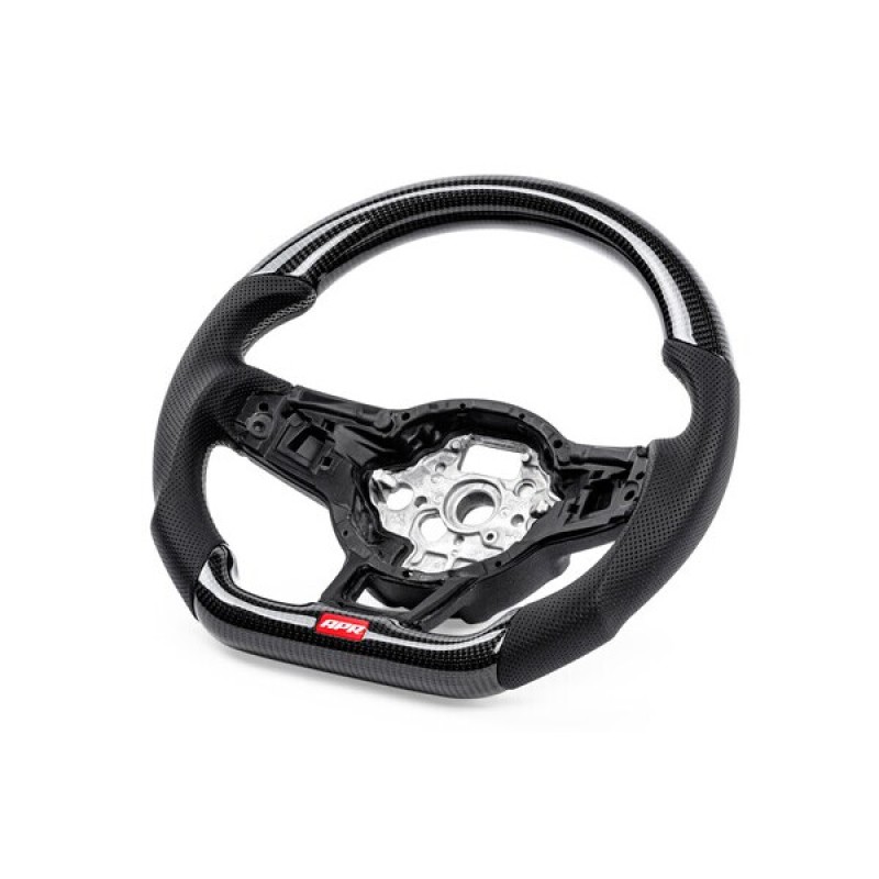 STEERING WHEEL, SILVER STITCHING, PADDLE