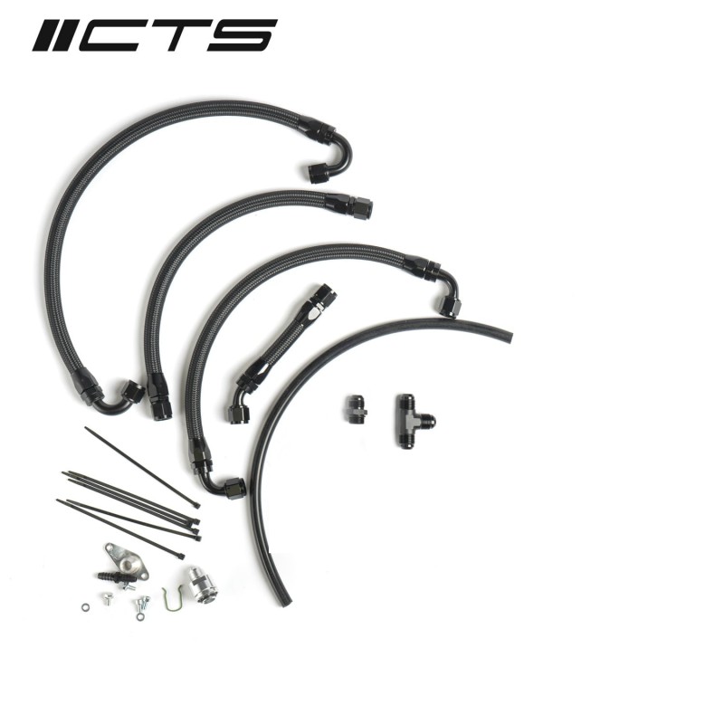 CTS Turbo MK5 FSI catch can conversion kit for Billet Valve cover