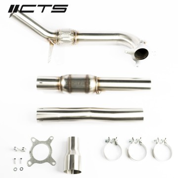 CTS Turbo MK6 Golf R 2.0T, MK2 Audi TT Quattro/TT-S 2.0T, 8P A3 Quattro/S3 2.0T High Flow CAT Downpipe