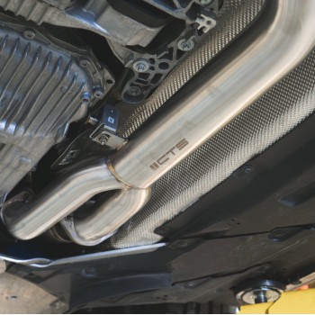 CTS Turbo BMW S58 G80 M3/G82/G83 M4 Single Mid Pipe with Brace