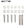 CTS Turbo FRONT Subframe Bushing Insert Kit: MK5/MK6/8P Audi A3 with ARP Bolts
