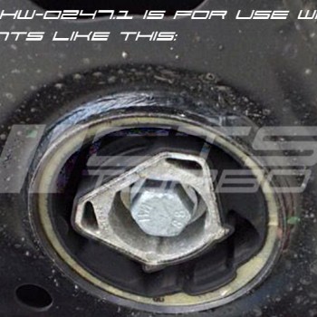 CTS Turbo MQB (MK7/8V A3/S3) Torque Arm Insert – Early V1 style
