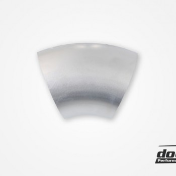 Aluminum pipe 45° 100x3 mm, long radie
