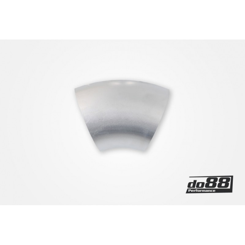 Aluminum pipe 45° 100x3 mm, long radie