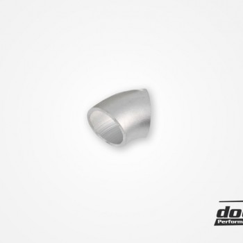 Aluminum pipe 45° 35x3 mm, short radius