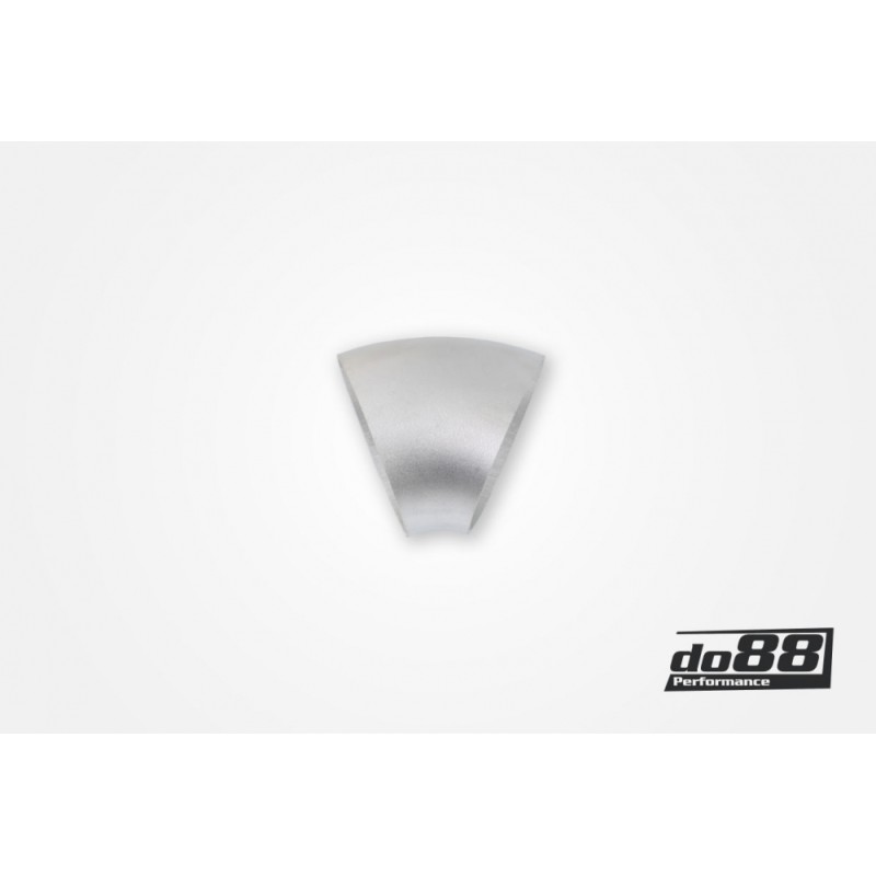 Aluminum pipe 45° 60x3 mm, short radius