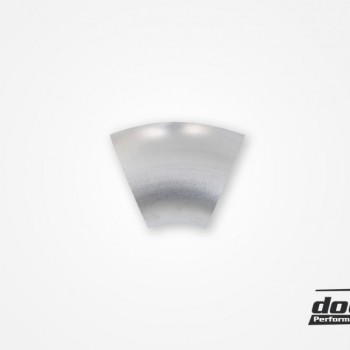 Aluminum pipe 45° 60x3 mm, long radie