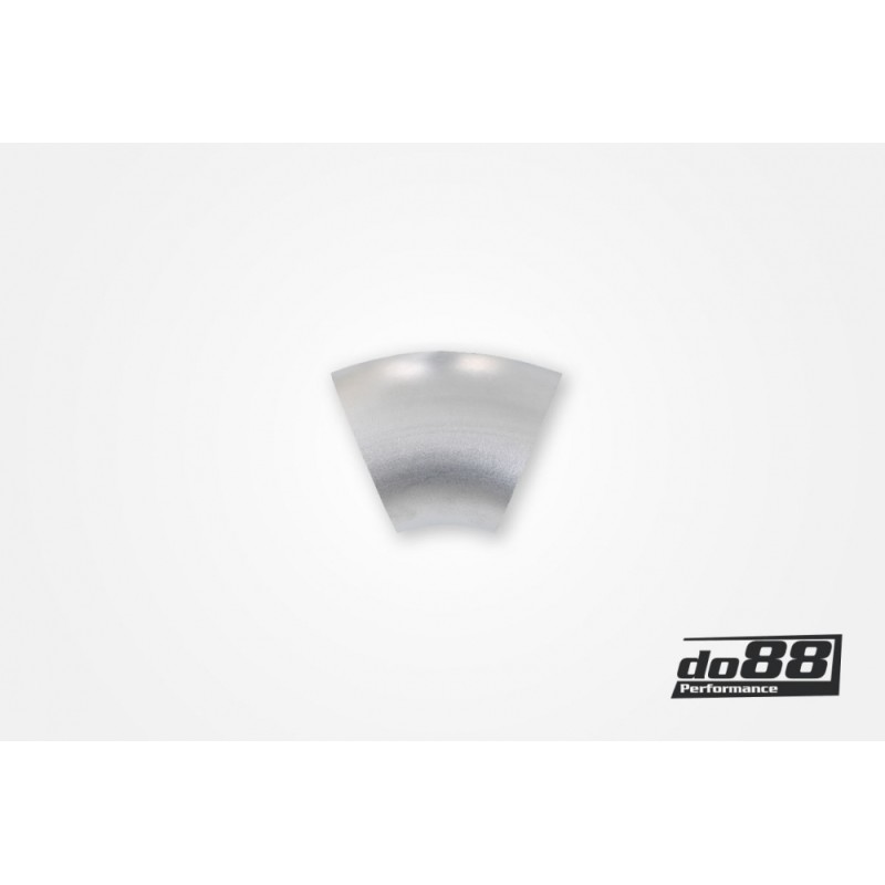 Aluminum pipe 45° 60x3 mm, long radie