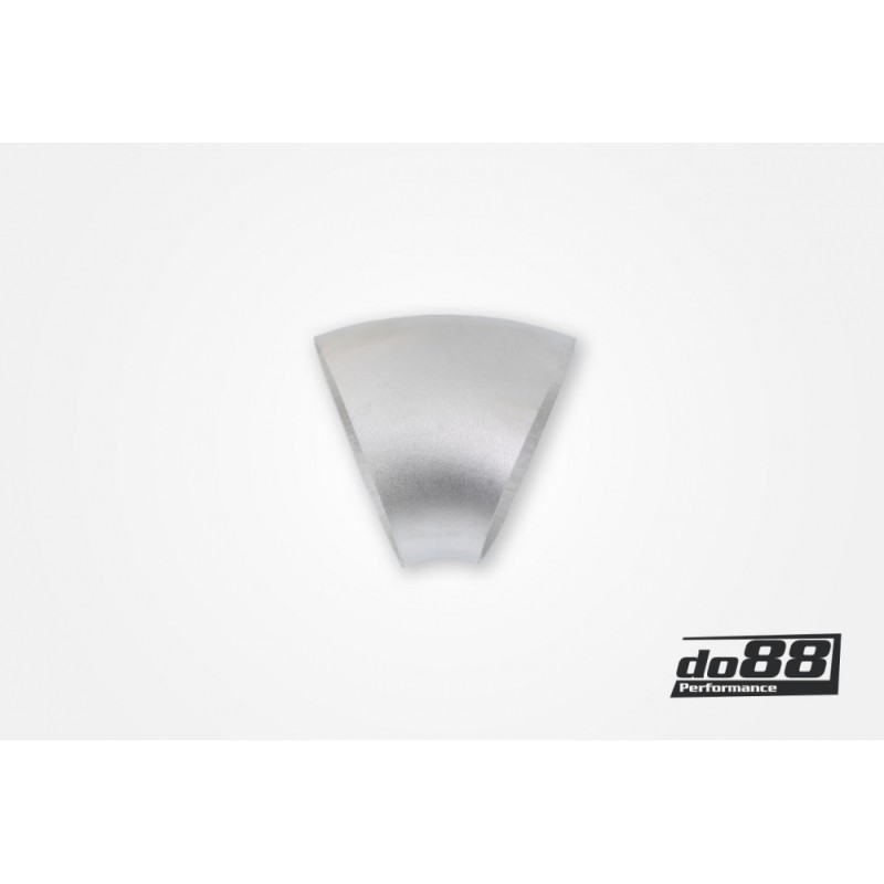 Aluminum pipe 45° 76x3 mm, short radius