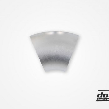 Aluminum pipe 45° 76x3 mm, long radie
