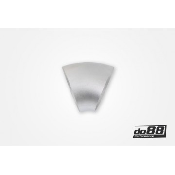 Aluminum pipe 45° 89x3 mm, short radius