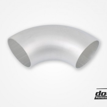 Aluminum pipe 90° 100x3 mm, long radie