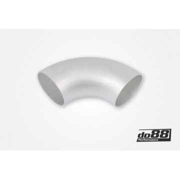 Aluminum pipe 90° 100x3 mm, long radie