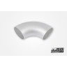 Aluminum pipe 90° 100x3 mm, long radie