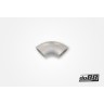 Aluminum pipe 90° 40x3 mm, short radius