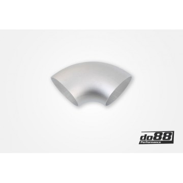 Aluminum pipe 90° 50x3 mm, short radius