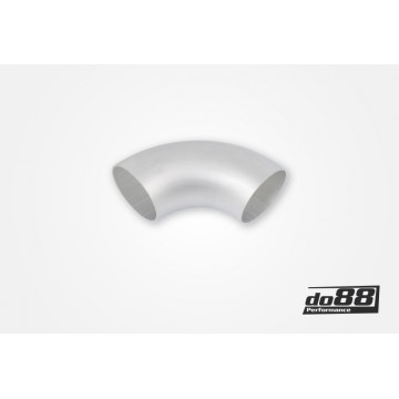 Aluminum pipe 90° 76x3 mm, long radie
