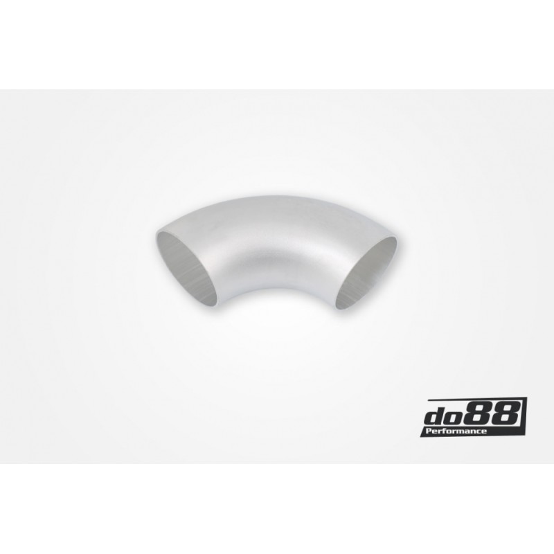 Aluminum pipe 90° 76x3 mm, long radie