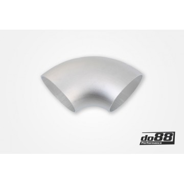 Aluminum pipe 90° 89x3 mm, short radius