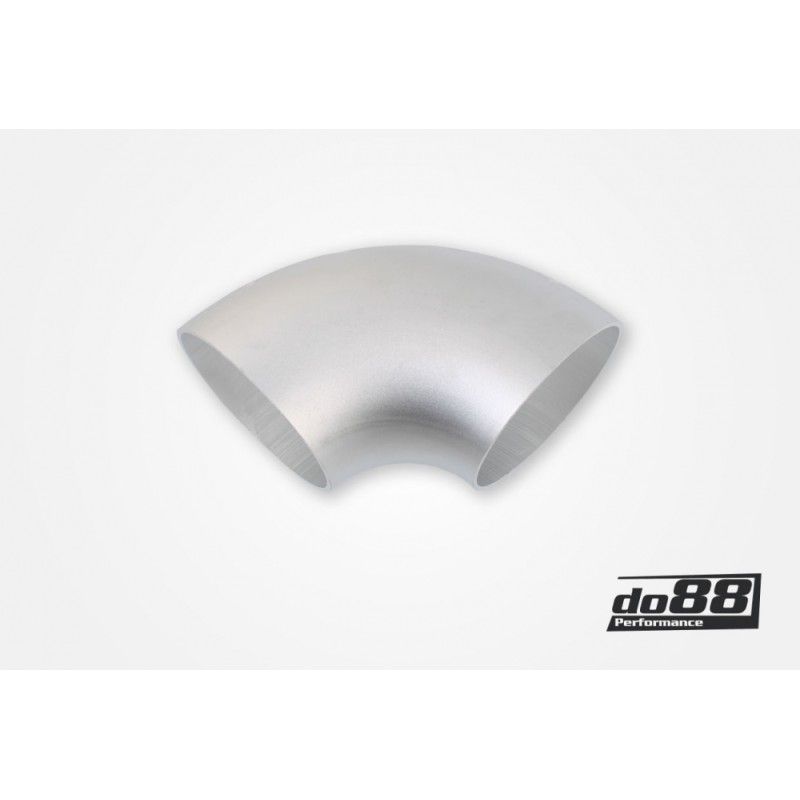 Aluminum pipe 90° 89x3 mm, short radius
