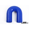 Silicone hose Blue 180 degrees 2,875´´ (73mm)