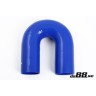 Silicone hose Blue 180 degrees 3´´ (76mm)