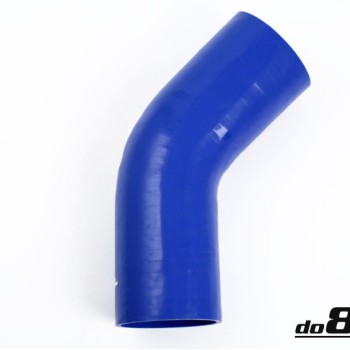 Silicone hose Blue 45 degrees 4,25´´ (108mm)