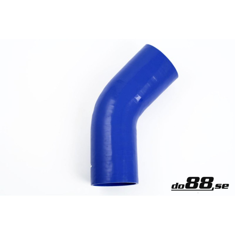 Silicone hose Blue 45 degrees 4,25´´ (108mm)