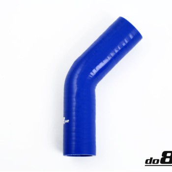 Silicone hose Blue 45 degrees 1,875´´ (48mm)