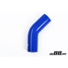Silicone hose Blue 45 degrees 2,25´´ (57mm)