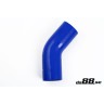 Silicone hose Blue 45 degrees 3,25´´ (83mm)