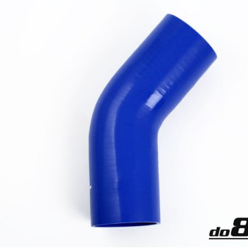 Silicone hose Blue 45 degrees 3,75´´ (95mm)