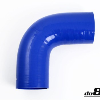 Silicone hose Blue 90 degrees 4,5´´ (114mm)