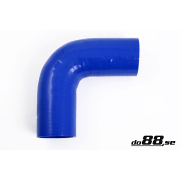 Silicone hose Blue 90 degrees 2,375´´ (60mm)