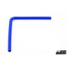 Silicone hose Blue 90 degrees long leg 0,5´´ (13mm)