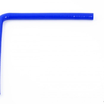 Silicone hose Blue 90 degrees long leg 0,625´´ (16mm)