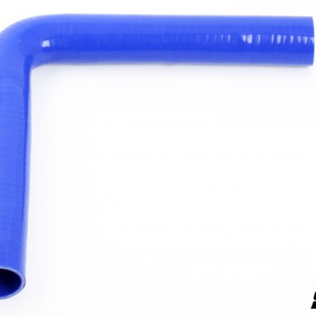 Silicone hose Blue 90 degrees long leg 2´´ (51mm)