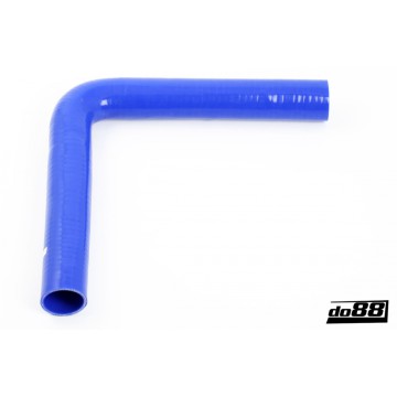 Silicone hose Blue 90 degrees long leg 2´´ (51mm)