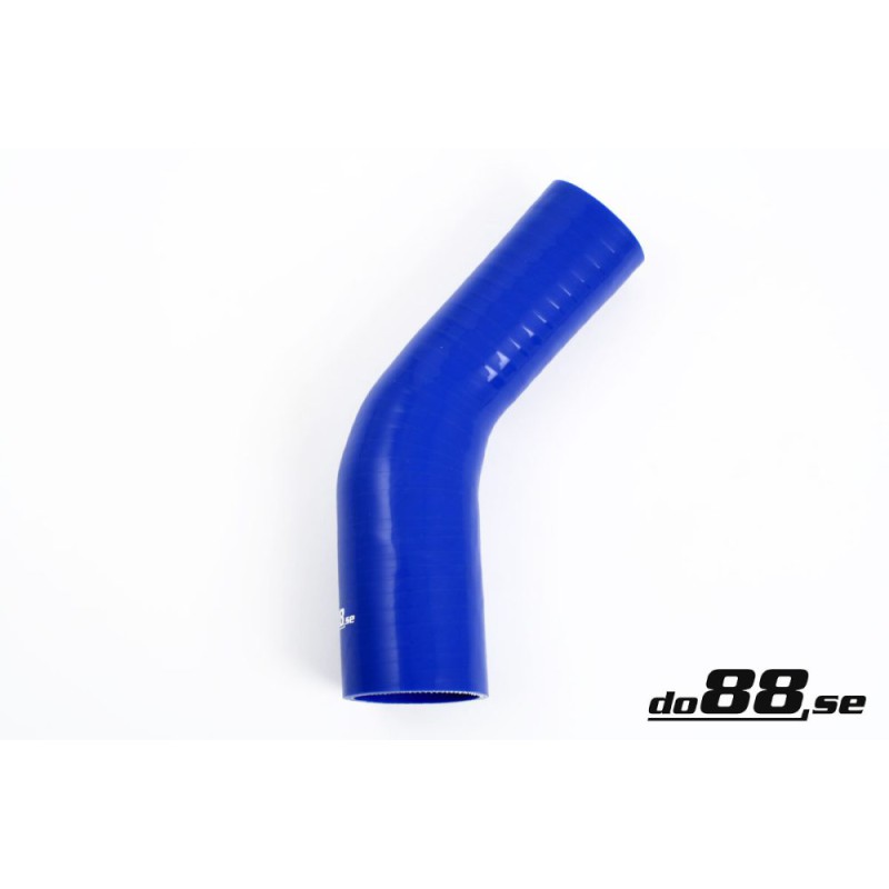 Silicone hose Blue 45 degrees 0,75 - 1´´ (19-25mm)
