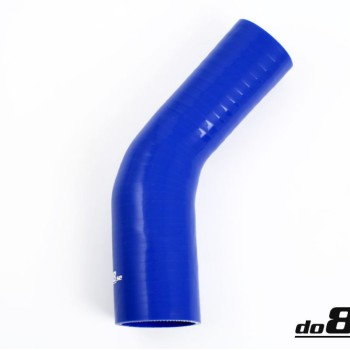 Silicone hose Blue 45 degrees 1,75 - 2´´ (45-51mm)