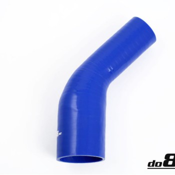 Silicone hose Blue 45 degrees 2,25 - 2,5´´ (57 - 63mm)