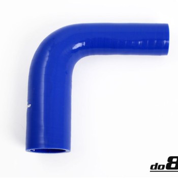 Silicone hose Blue 90 degrees 1,25 - 1,5´´ (32 - 38mm)