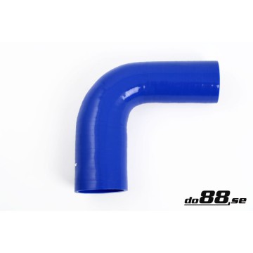 Silicone hose Blue 90 degrees 2,125 - 2,5´´ (54 - 63mm)