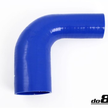 Silicone hose Blue 90 degrees 2,375 - 2,75´´ (60 - 70mm)