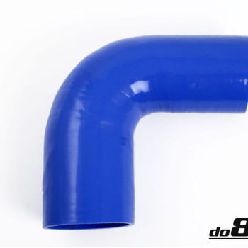 Silicone hose Blue 90 degrees 2,75 - 3,5´´ (70 - 89mm)