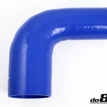Silicone hose Blue 90 degrees 3 - 4´´ (76 - 102mm)