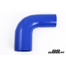 Silicone hose Blue 90 degrees 3 - 4´´ (76 - 102mm)