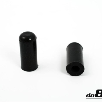 Silicone cap 4mm Black
