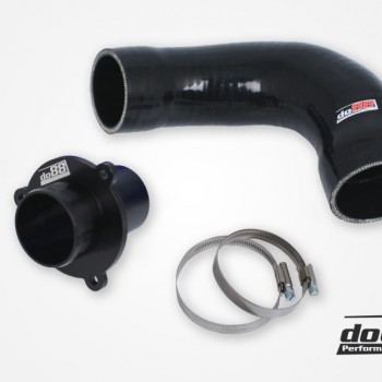 VAG 1.8 2.0 TSI (MQB) Turbo Muffler Delete, do88 TR-340, Black hose